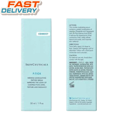 Skinceuticals P-TIOX Wrinkle-Modulating Peptide Serum 1.0oz/30ml(Pack of 2 )