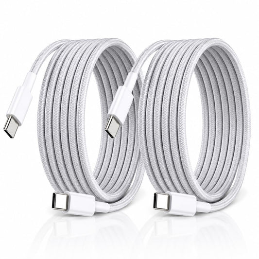 USB C to C Charging Cable 60W Fast Type C to C Charger Cord Long for Apple iPhone 17 Pro Max/17 Air/16 Pro Max/15 Plus, MacBook Pro,iPad 12.9/11 inch/Mini/Air 5/4,Samsung Galaxy