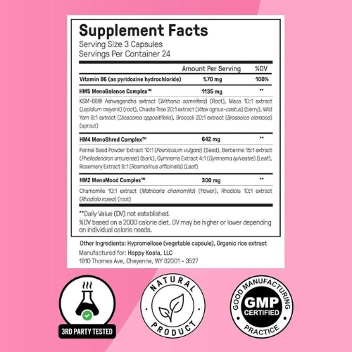 Women’s Hormone Balance Support Supplement for Mood, Energy & Daily Wellness | Natural Herbal Formula Capsules