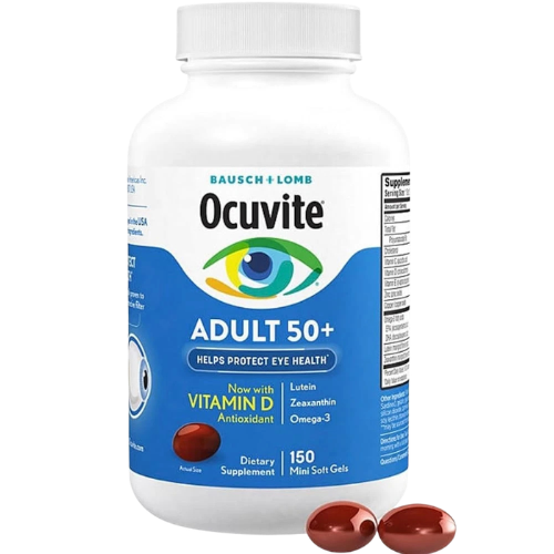 Bausch & Lomb Ocuvite Eye Vitamin & Mineral Supplement Adult 50+ softgels