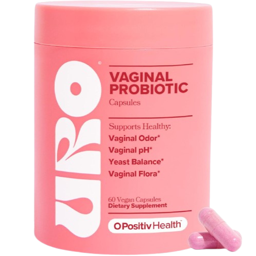 Women’s Probiotic Supplement for Vaginal Health, pH Balance & Digestive Support | Prebiotic & Probiotic Formula Capsules (60 Count)